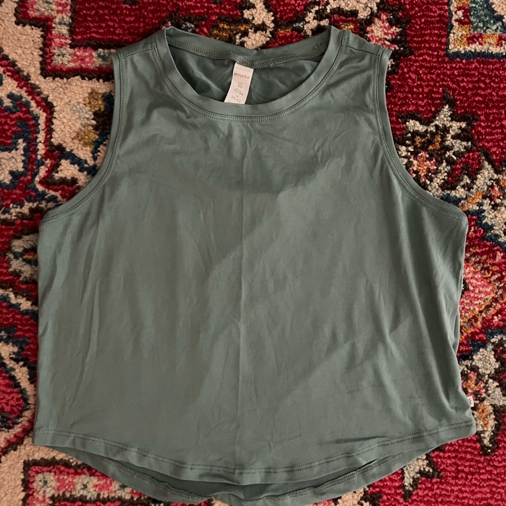 Marika Sleeveless Tank Top in Sage Green